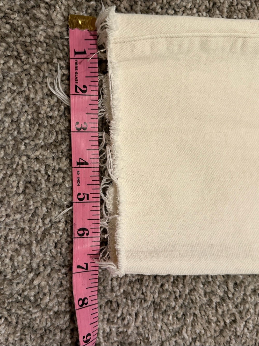 Madewell 90s straight Jean vintage canvas hemmed raw cut 26 - Picture 13 of 16